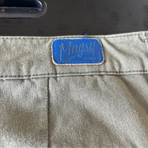 Mugsy Olives Pants Chino Cotton Twill Casual Classic Streetwear Travel Green 42 - Picture 9 of 14